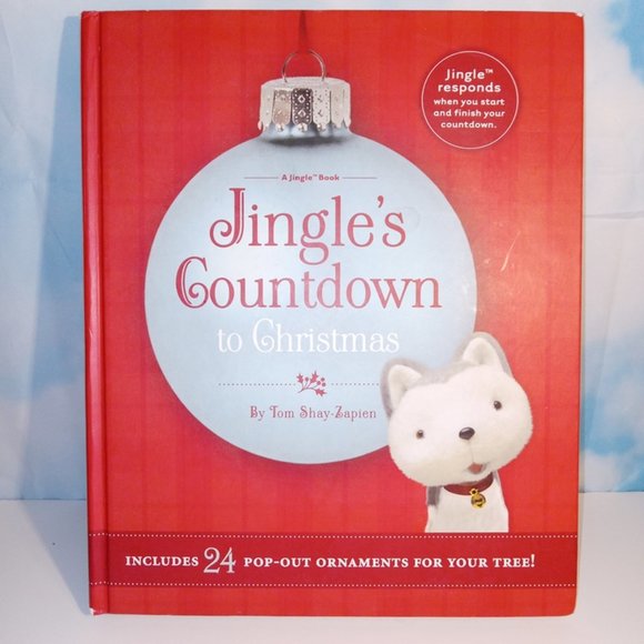 Hallmark Jingle's Countdown to Christmas Ornament Interactive Story Buddy Book - Picture 1 of 4
